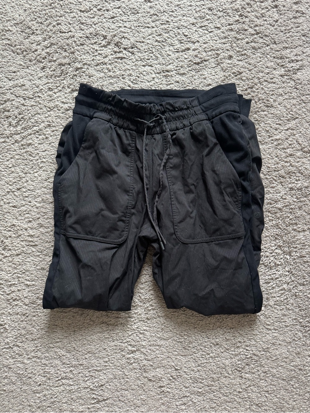 Black Lululemon joggers
